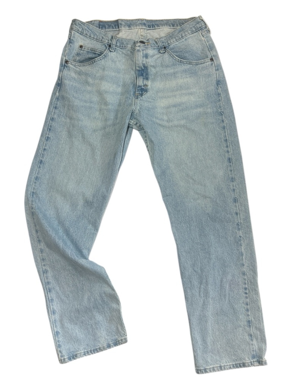 Wrangler Jeans Relaxed Fit 33x32 Lightwash Denim A103 90s Dad Vintage